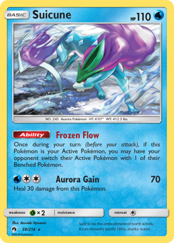 Pokemon Lost Thunder Suicune - 59