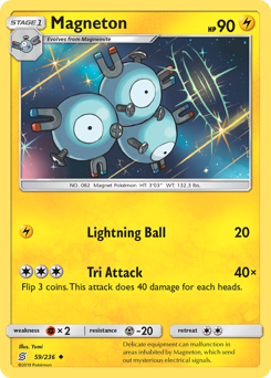 Pokemon Unified Minds Magneton - 59