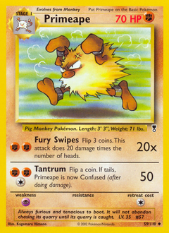Pokemon Legendary Collection Primeape - 59