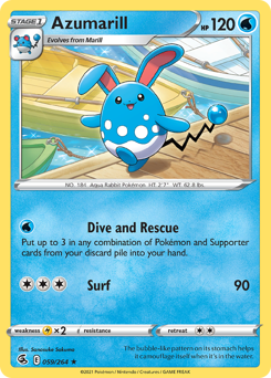 Pokemon Fusion Strike Azumarill - 59