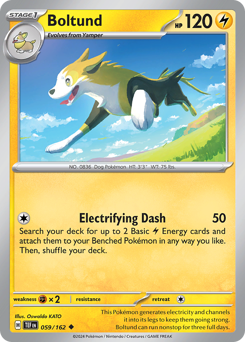 Pokemon Temporal Forces Boltund - 59