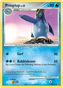 Pokemon Platinum Prinplup - 59