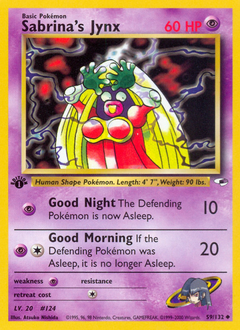 Pokemon Gym Heroes Sabrina's Jynx - 59
