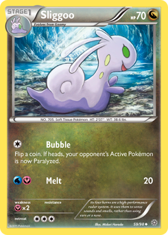 Pokemon Ancient Origins Sliggoo - 59