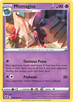 Pokemon Astral Radiance Mismagius - 59