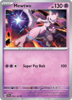 Pokemon Stellar Crown Mewtwo - 59