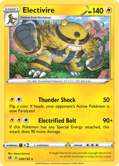 Pokemon Rebel Clash Electivire - 59