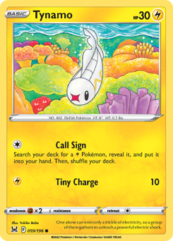 Pokemon Lost Origin Tynamo - 59