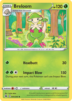 Pokemon Fusion Strike Breloom - 5