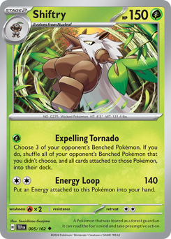 Pokemon Temporal Forces Shiftry - 5