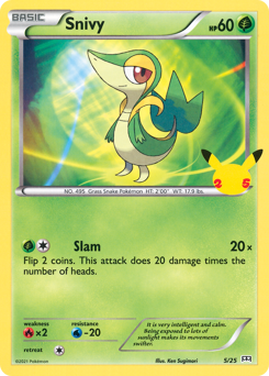 Pokemon McDonald's Collection 2021 Snivy - 5