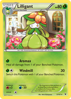 Pokemon Noble Victories Lilligant - 5