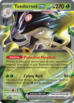 Pokemon Paldean Fates Toedscruel ex - 5