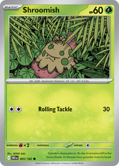 Pokemon Destined Rivals Shroomish - 5