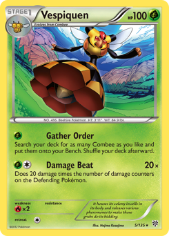 Pokemon Plasma Storm Vespiquen - 5