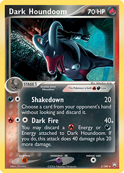 Pokemon Team Rocket Returns Dark Houndoom - 5