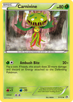 Pokemon Legendary Treasures Carnivine - 5