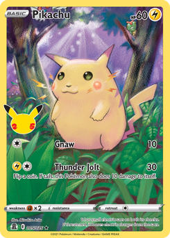 Pokemon Celebrations Pikachu - 5