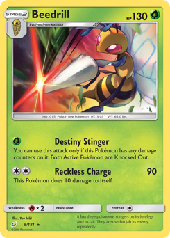 Pokemon Team Up Beedrill - 5