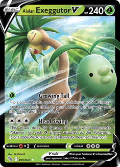 Pokemon Pokémon GO Alolan Exeggutor V - 5