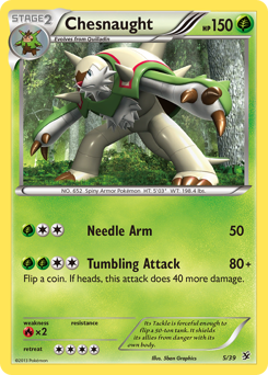 Pokemon Kalos Starter Set Chesnaught - 5