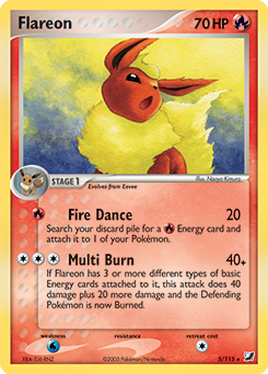 Pokemon Unseen Forces Flareon - 5