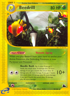 Pokemon Skyridge Beedrill - 5