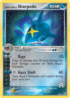 Pokemon Team Magma vs Team Aqua Team Aqua's Sharpedo - 5