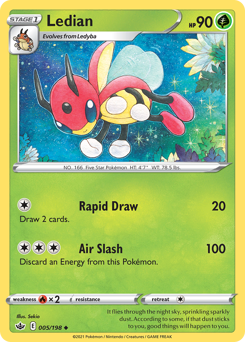 Pokemon Chilling Reign Ledian - 5