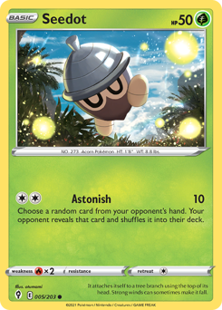 Pokemon Evolving Skies Seedot - 5