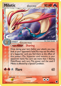 Pokemon Dragon Frontiers Milotic δ - 5