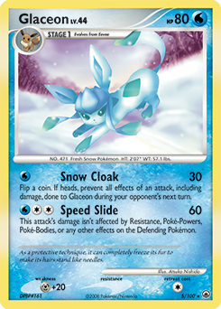 Pokemon Majestic Dawn Glaceon - 5