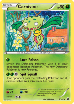 Pokemon Dark Explorers Carnivine - 5