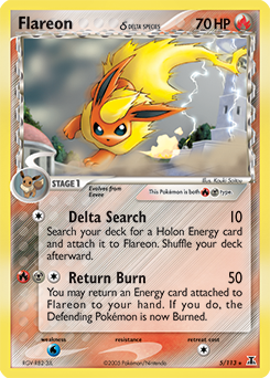 Pokemon Delta Species Flareon δ - 5
