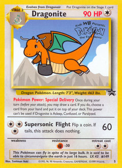 Pokemon Wizards Black Star Promos Dragonite - 5