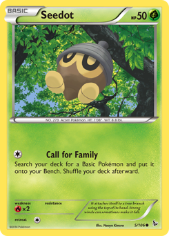 Pokemon Flashfire Seedot - 5