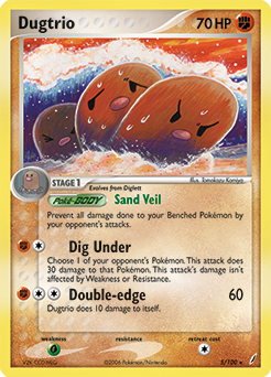 Pokemon Crystal Guardians Dugtrio - 5