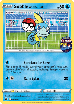 Pokemon Pokémon Futsal Collection Sobble on the Ball - 5
