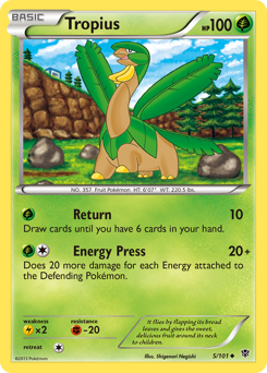 Pokemon Plasma Blast Tropius - 5