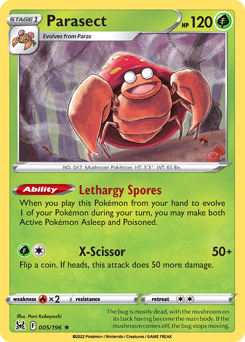 Pokemon Lost Origin Parasect - 5