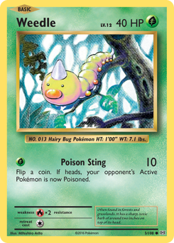 Pokemon Evolutions Weedle - 5