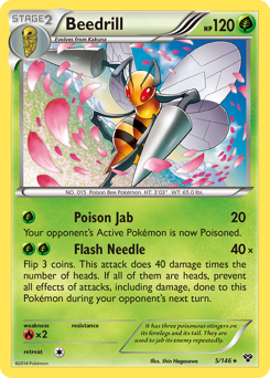 Pokemon XY Beedrill - 5
