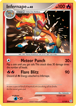 Pokemon Diamond & Pearl Infernape - 5