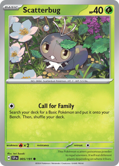 Pokemon Surging Sparks Scatterbug - 5