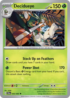 Pokemon Shrouded Fable Decidueye - 5