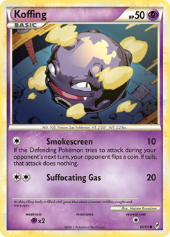 Pokemon Call of Legends Koffing - 60