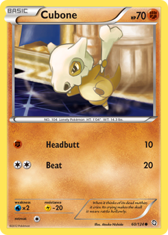 Pokemon Dragons Exalted Cubone - 60