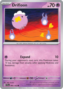 Pokemon Stellar Crown Drifloon - 60