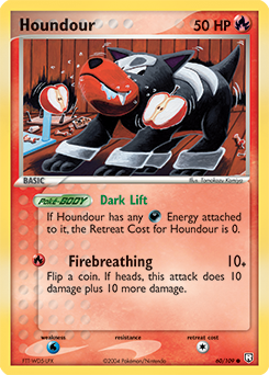 Pokemon Team Rocket Returns Houndour - 60