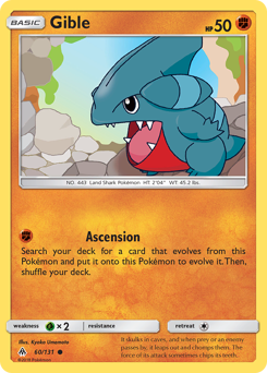Pokemon Forbidden Light Gible - 60